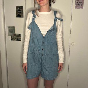 Overalls, Button Up, Tie Strap